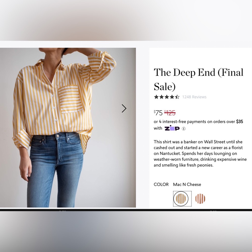 AYR deep end shirt